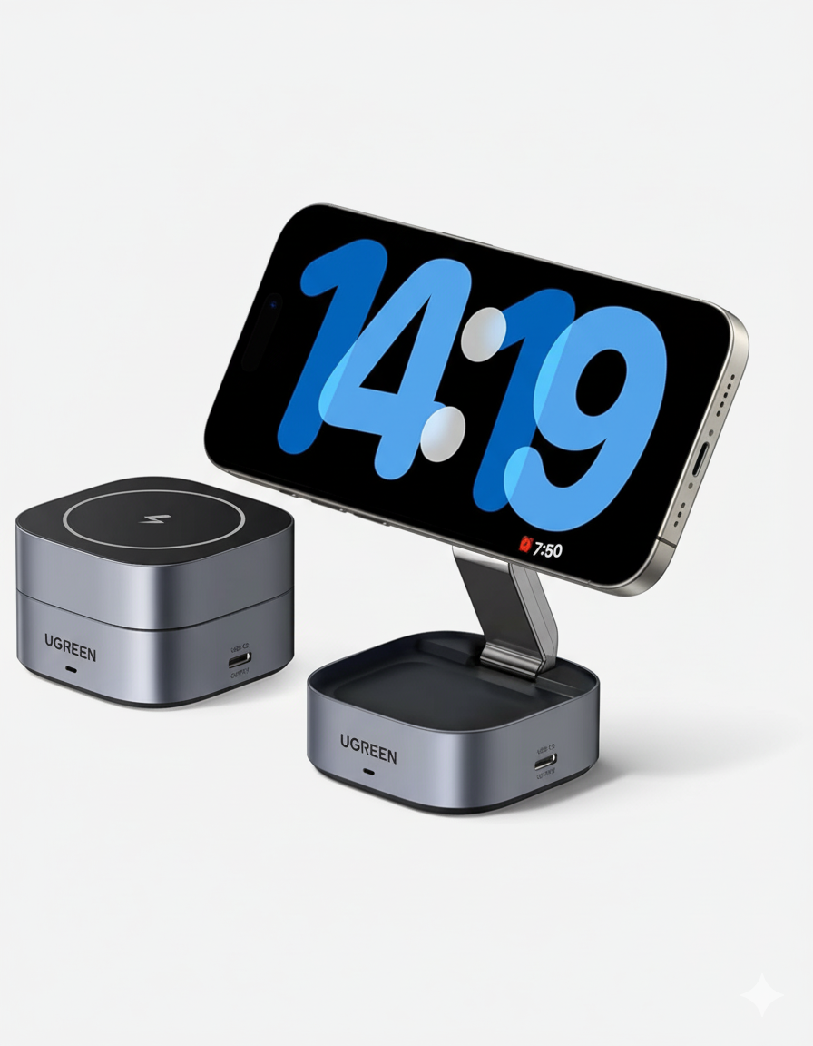 UGREEN Cargador Magnético Plegable